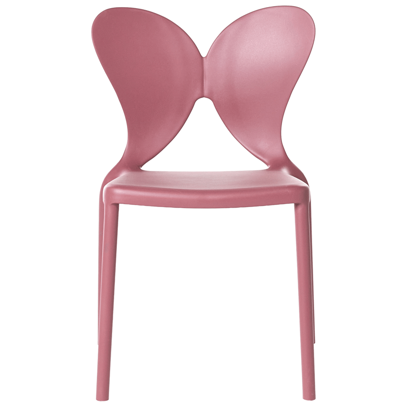 Stol utomhus Larissa Stapelbar - Rosa - Utemöbler - Balkong - Balkongmöbler - Balkongstol