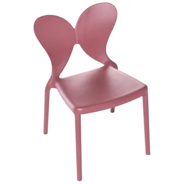 Stol utomhus Larissa Stapelbar - Rosa - Utemöbler - Balkong - Balkongmöbler - Balkongstol