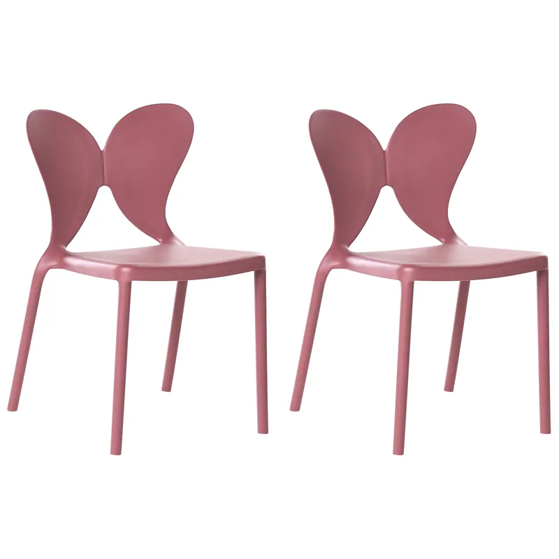 Stol utomhus Larissa Stapelbar, Rosa
