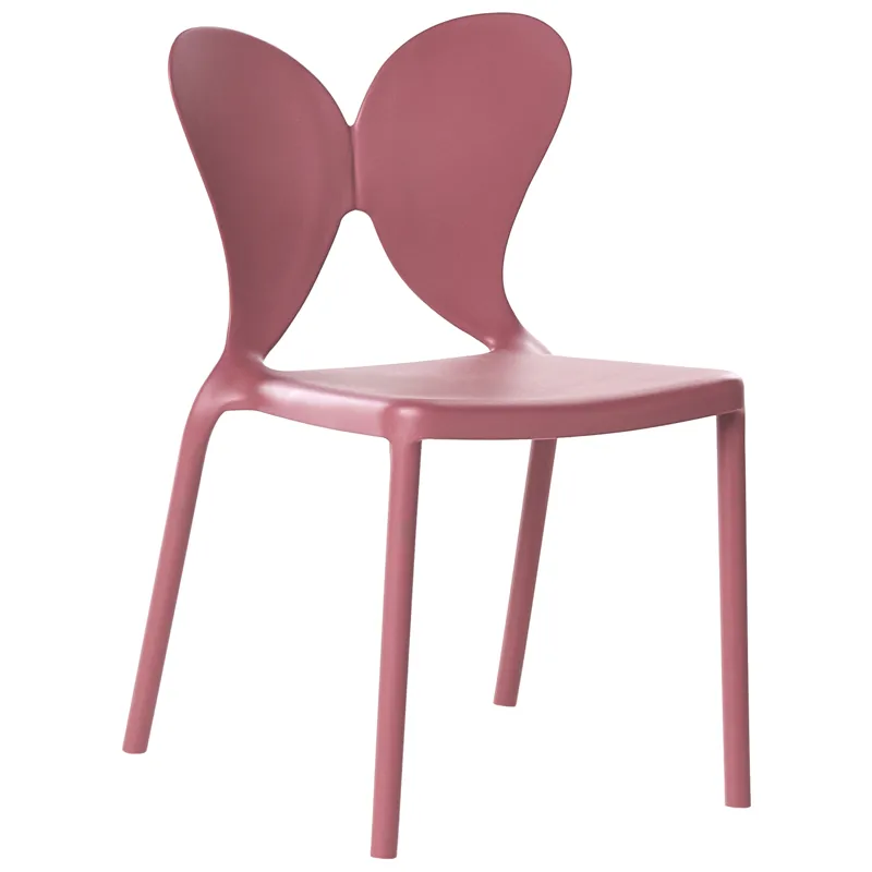 Stol utomhus Larissa Stapelbar - Rosa - Utemöbler - Balkong - Balkongmöbler - Balkongstol