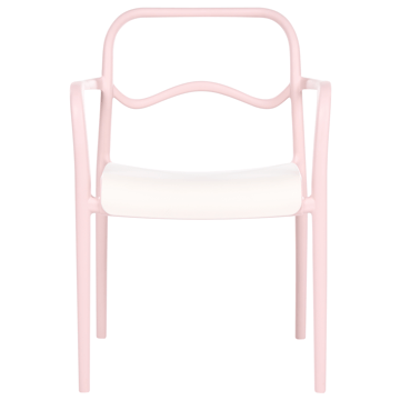 Stol utomhus Thasos - Rosa/Beige - Utemöbler - Balkong - Balkongmöbler - Balkongstol