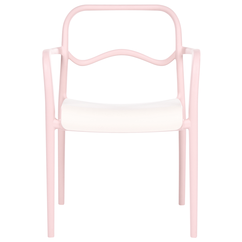 Stol utomhus Thasos - Rosa/Beige - Utemöbler - Balkong - Balkongmöbler - Balkongstol