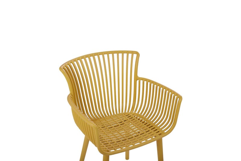 Taurisano Karmstol Utomhus - Gul - Utemöbler - Balkong - Balkongmöbler - Balkongstol