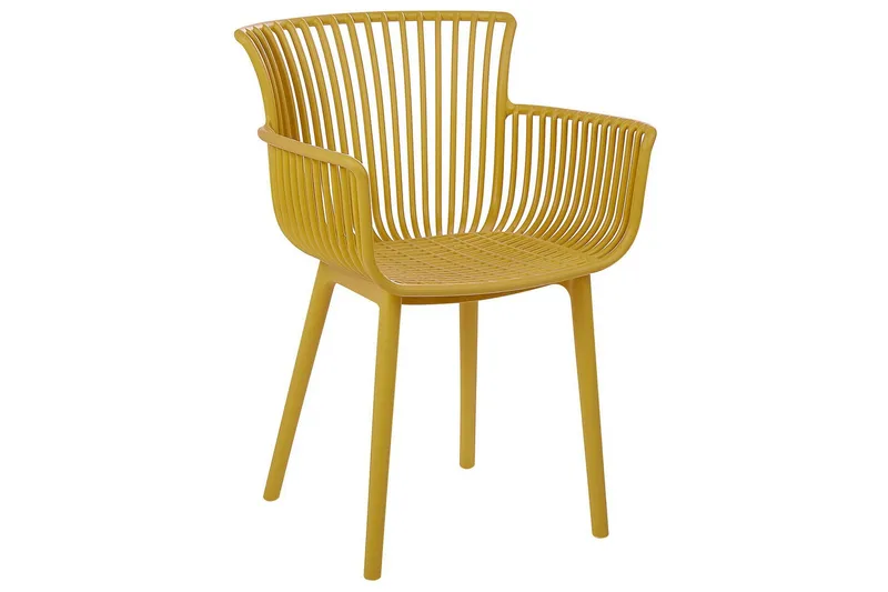 Taurisano Karmstol Utomhus - Gul - Utemöbler - Balkong - Balkongmöbler - Balkongstol