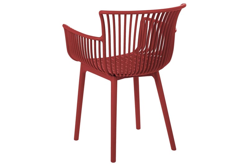 Taurisano Karmstol Utomhus - Röd - Utemöbler - Balkong - Balkongmöbler - Balkongstol
