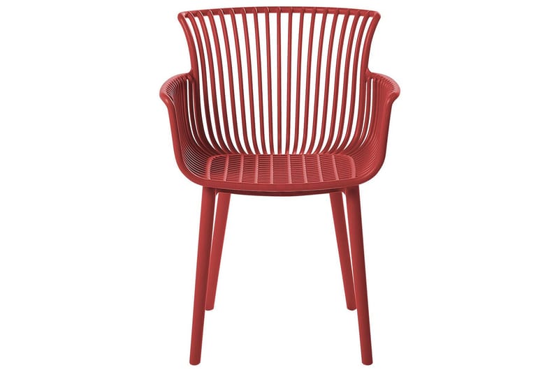 Taurisano Karmstol Utomhus - Röd - Utemöbler - Balkong - Balkongmöbler - Balkongstol