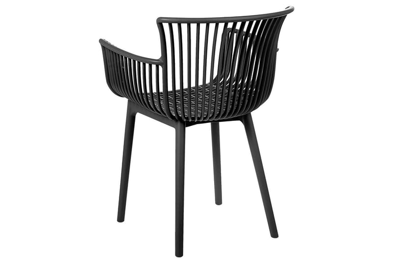 Taurisano Karmstol Utomhus - Svart - Utemöbler - Balkong - Balkongmöbler - Balkongstol