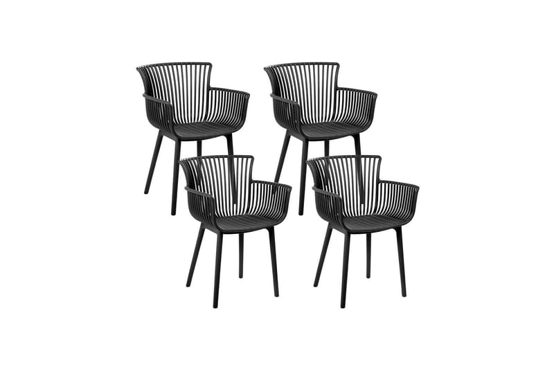 Taurisano Karmstol Utomhus - Svart - Utemöbler - Balkong - Balkongmöbler - Balkongstol