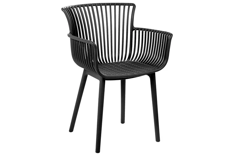 Taurisano Karmstol Utomhus - Svart - Utemöbler - Balkong - Balkongmöbler - Balkongstol
