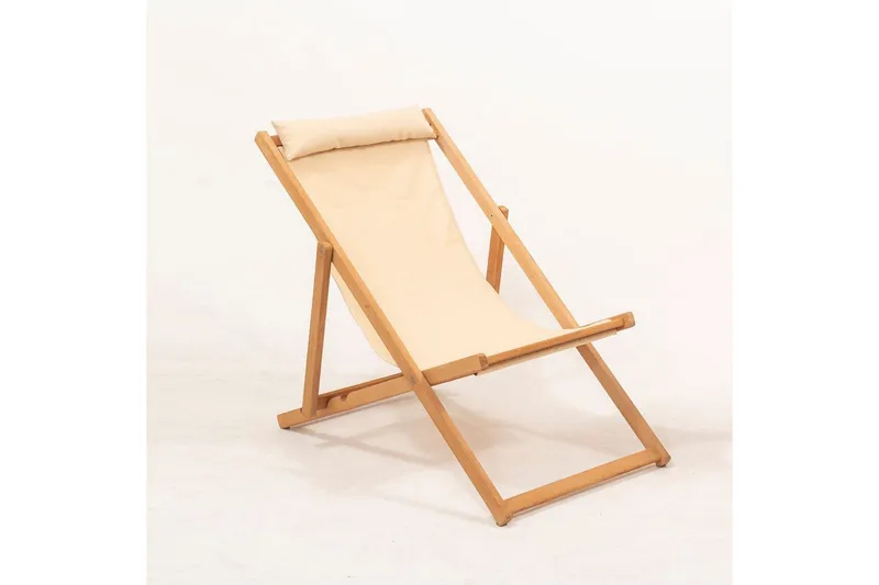 Trädgårdsbord & stolar (3 delar) Zarith Grädde - Cremevit - Utemöbler - Balkong - Balkongmöbler - Balkonggrupp & balkongset