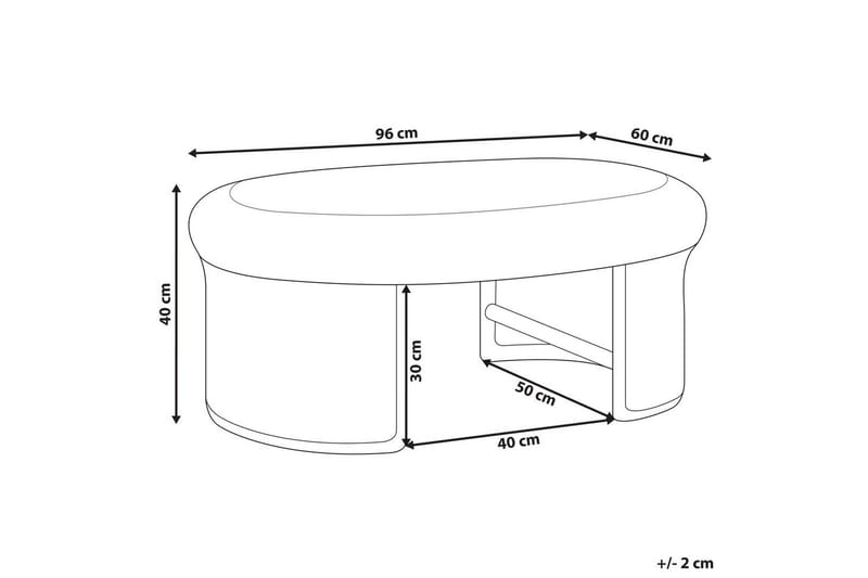 Trädgårdsbord Livadeia - Utemöbler - Balkong - Balkongmöbler - Balkongbord