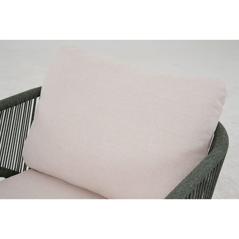 Trädgårdsmöbelgrupp Tuxedo bord, soffa och 2 stolar - Grön - Utemöbler - Balkong - Balkongmöbler - Balkonggrupp & balkongset