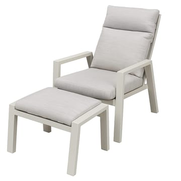 Trädgårdsmöbelgrupp Palermo relax med sidobord - beige - Utemöbler - Balkong - Balkongmöbler - Balkonggrupp & balkongset