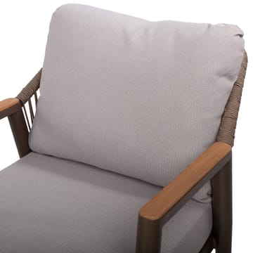 Trädgårdsmöbelset Delia bord, soffa och 2 stolar - Beige - Utemöbler - Balkong - Balkongmöbler - Balkonggrupp & balkongset