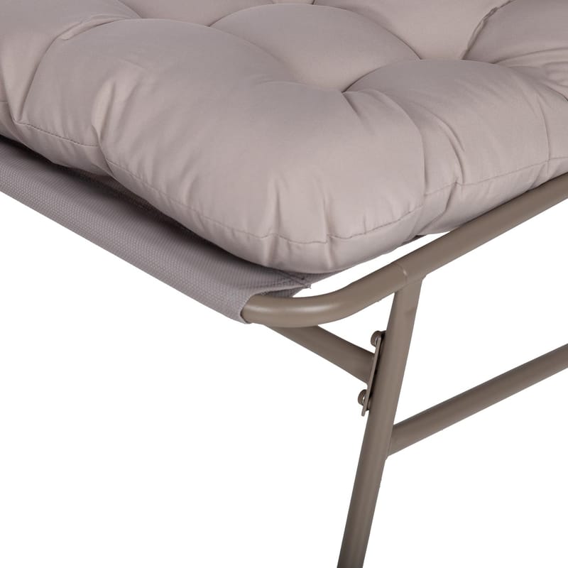 Trädgårdsmöbelset Jive bord och 2 stolar - Taupe - Utemöbler - Balkong - Balkongmöbler - Balkonggrupp & balkongset