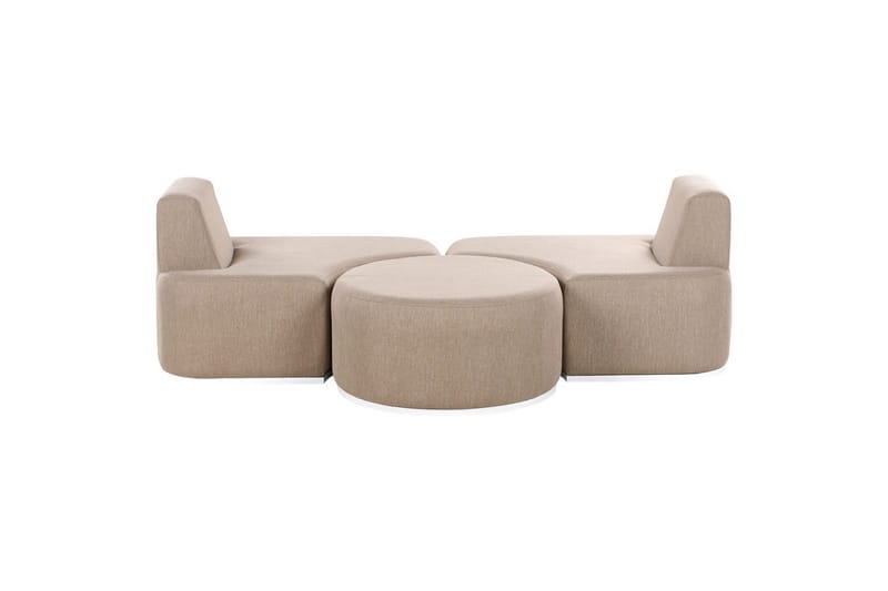 Trädgårdssoffgrupp 2-stits Fabro - Utemöbler - Balkong - Balkongmöbler - Balkonggrupp & balkongset