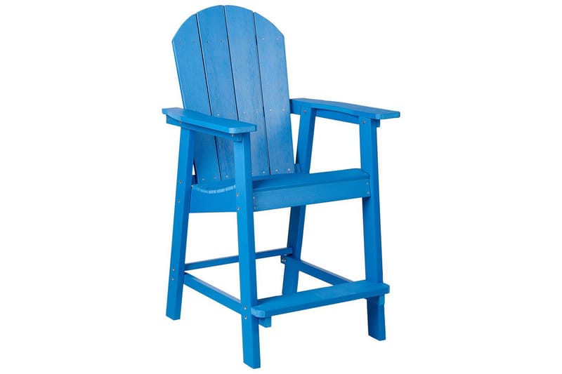 Trädgårdsstol Adirondack - Blå, 58x71x124 cm - Utemöbler - Balkong - Balkongmöbler - Balkongstol