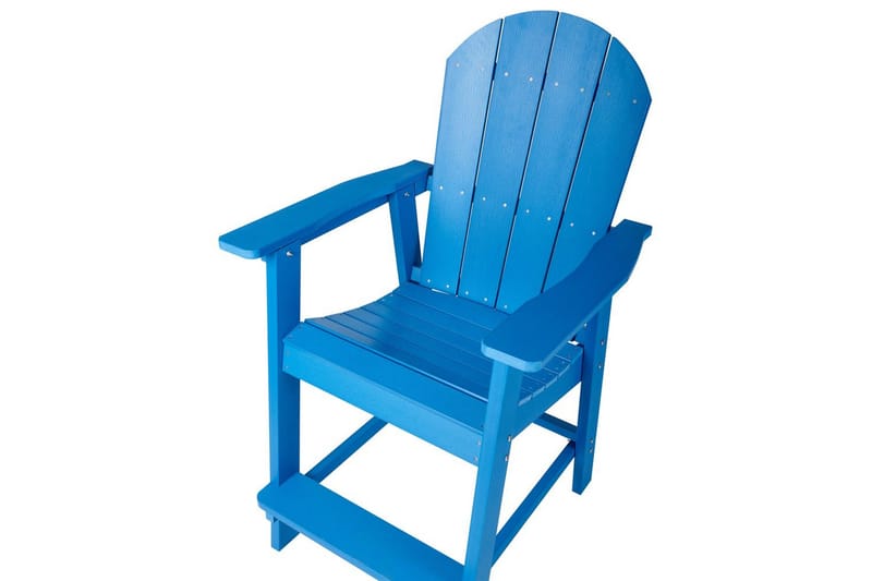 Trädgårdsstol Adirondack - Blå, 58x71x124 cm - Utemöbler - Balkong - Balkongmöbler - Balkongstol