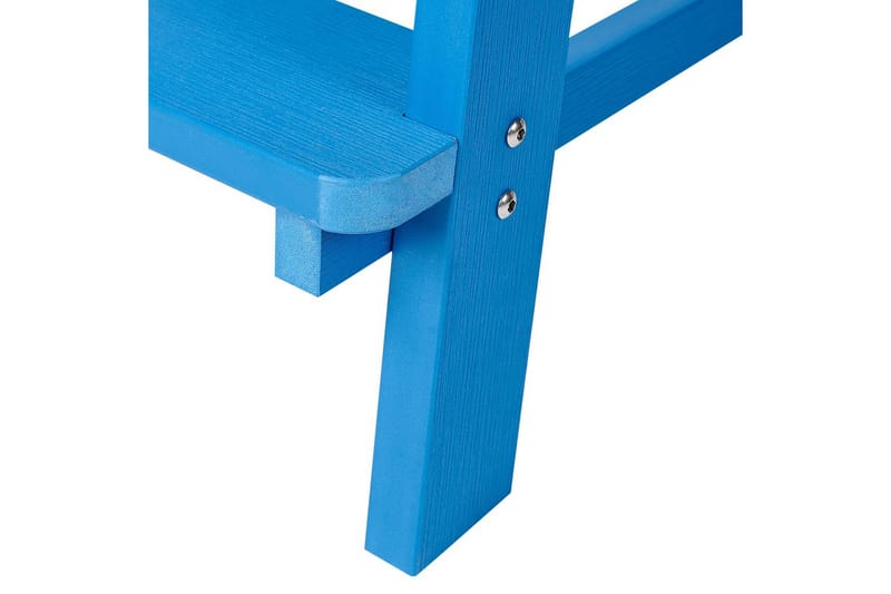 Trädgårdsstol Adirondack - Blå, 58x71x124 cm - Utemöbler - Balkong - Balkongmöbler - Balkongstol