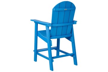 Trädgårdsstol Adirondack - Blå, 58x71x124 cm - Utemöbler - Balkong - Balkongmöbler - Balkongstol
