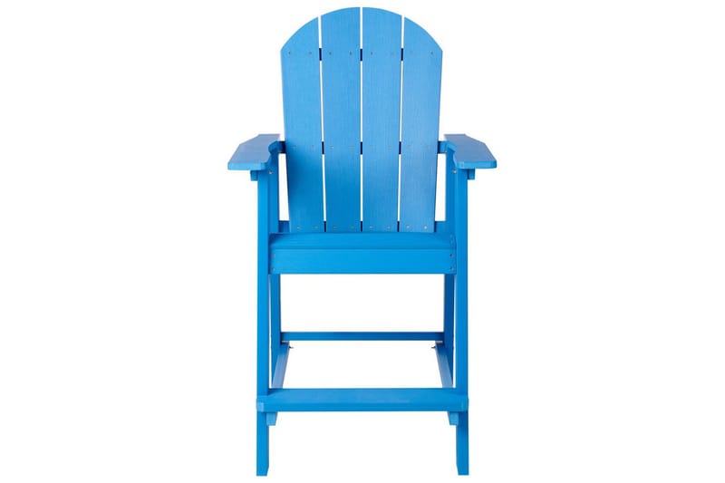 Trädgårdsstol Adirondack - Blå, 58x71x124 cm - Utemöbler - Balkong - Balkongmöbler - Balkongstol