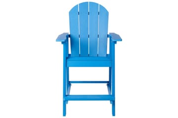 Trädgårdsstol Adirondack - Blå, 58x71x124 cm - Utemöbler - Balkong - Balkongmöbler - Balkongstol