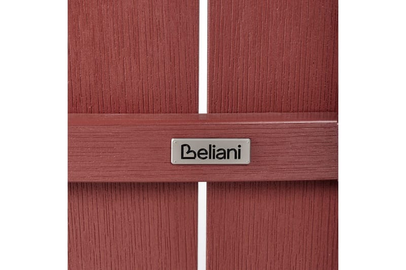 Trädgårdsstol Adirondack - Röd, 58x71x124 cm - Utemöbler - Balkong - Balkongmöbler - Balkongstol