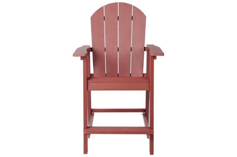 Trädgårdsstol Adirondack - Röd, 58x71x124 cm - Utemöbler - Balkong - Balkongmöbler - Balkongstol