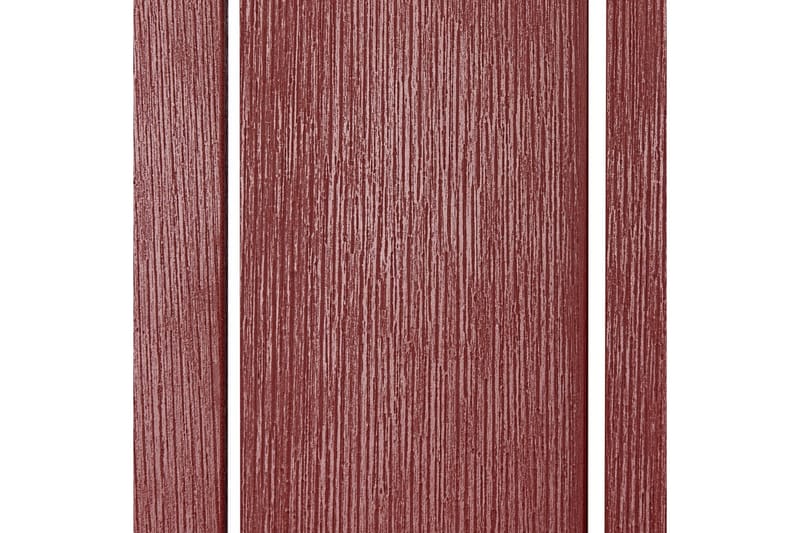 Trädgårdsstol Adirondack - Röd, 58x71x124 cm - Utemöbler - Balkong - Balkongmöbler - Balkongstol