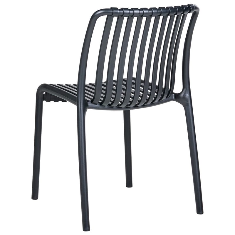 Trädgårdsstol Ariccia 4-pack - Svart - Utemöbler - Balkong - Balkongmöbler - Balkongstol