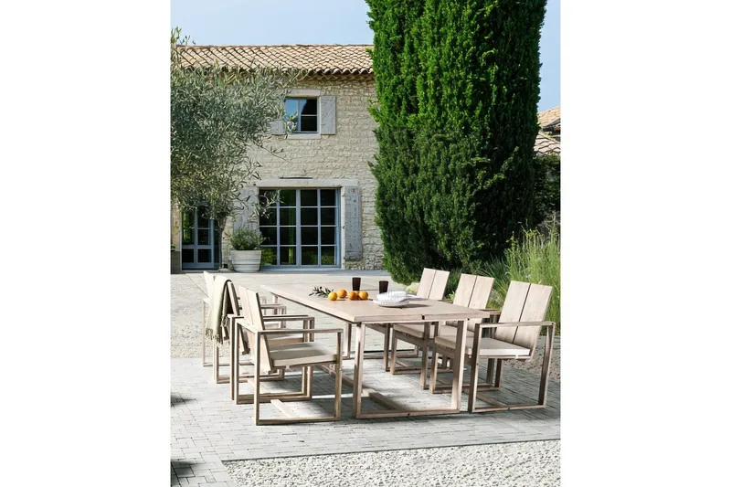 Trädgårdsstol Azzanello set om 6 - Utemöbler - Balkong - Balkongmöbler - Balkongstol