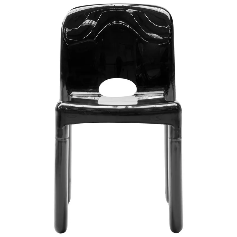 Trädgårdsstol Betim 4-pack - Svart - Utemöbler - Balkong - Balkongmöbler - Balkongstol