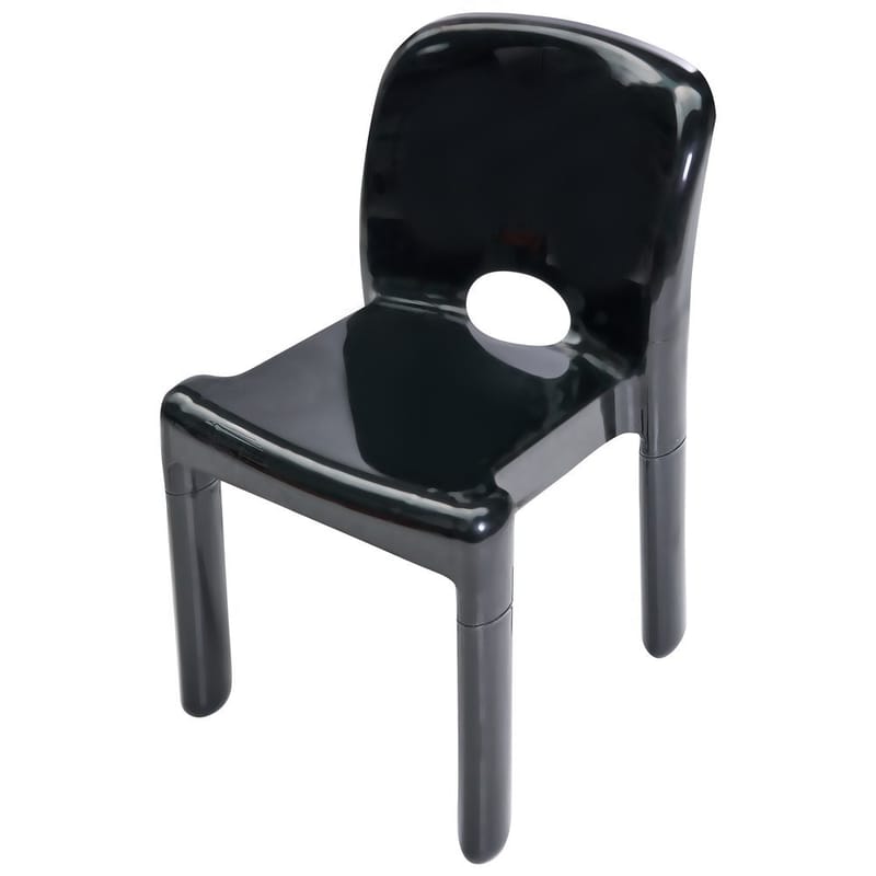 Trädgårdsstol Betim 4-pack - Svart - Utemöbler - Loungemöbler - Loungestol utomhus