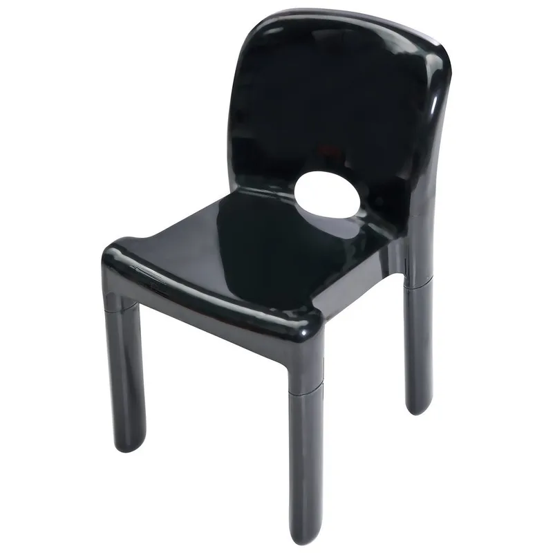 Trädgårdsstol Betim 4-pack - Svart - Utemöbler - Balkong - Balkongmöbler - Balkongstol