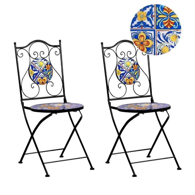 Trädgårdsstol Coriano 2-pack, undefined