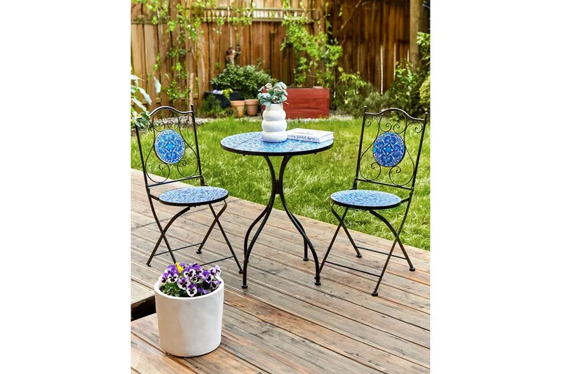 Trädgårdsstol set om 2 Cigliano - Utemöbler - Balkong - Balkongmöbler - Balkongstol