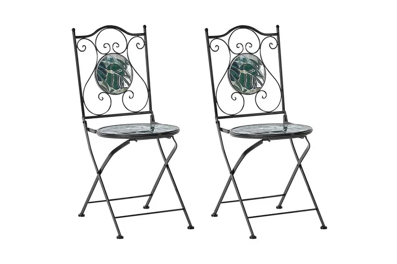 Trädgårdsstol set om 2 Cozzana - Utemöbler - Balkong - Balkongmöbler - Balkongstol