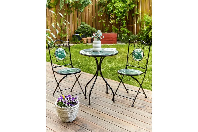 Trädgårdsstol set om 2 Cozzana - Utemöbler - Balkong - Balkongmöbler - Balkongstol