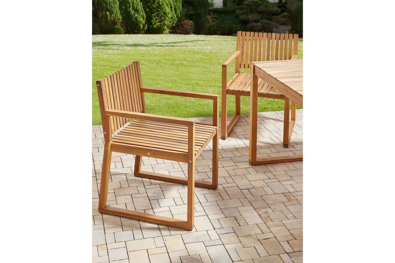 Trädgårdsstol set om 2 Sassari II - Utemöbler - Balkong - Balkongmöbler - Balkongstol