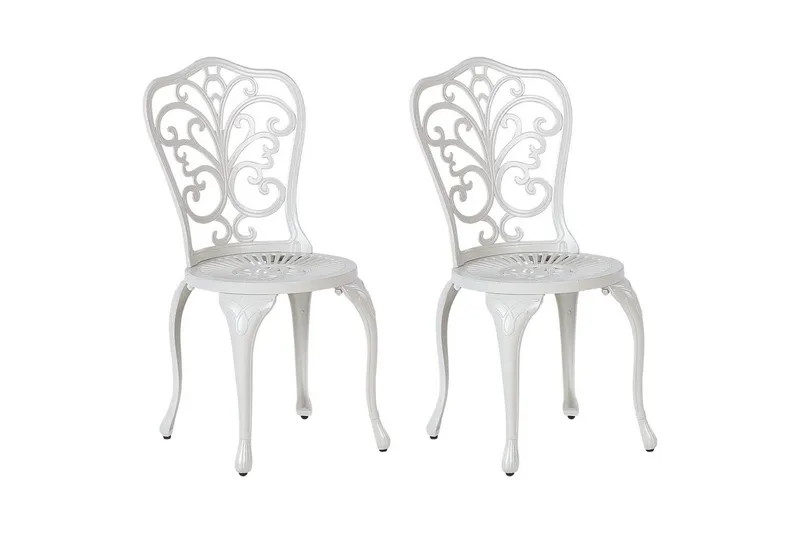 Trädgårdsstol set om 2 Triora, Vit