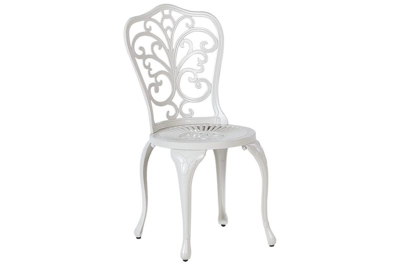 Trädgårdsstol set om 2 Triora - Vit - Utemöbler - Balkong - Balkongmöbler - Balkongstol