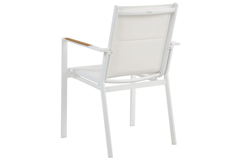 Trädgårdsstol set om 4 Busseto - Vit - Utemöbler - Balkong - Balkongmöbler - Balkongstol