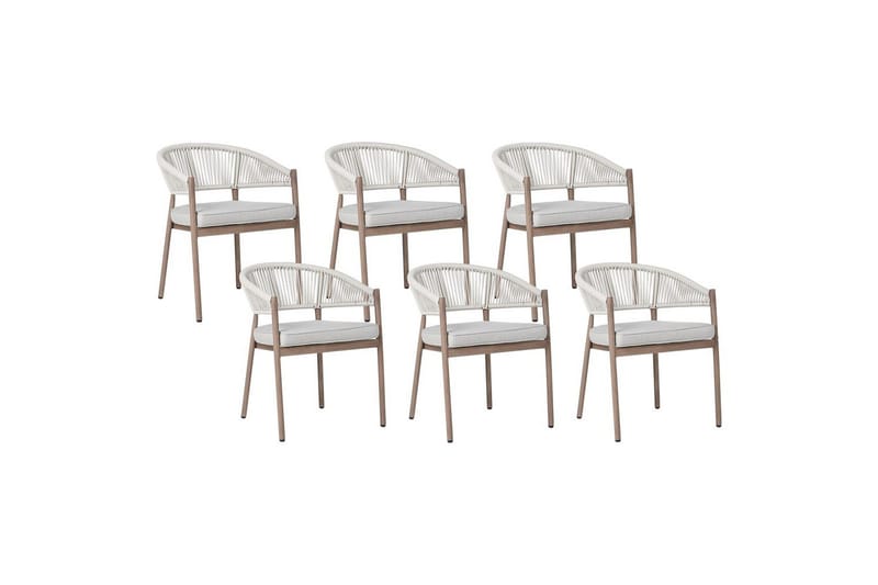 Trädgårdsstol set om 6 Flavia, undefined