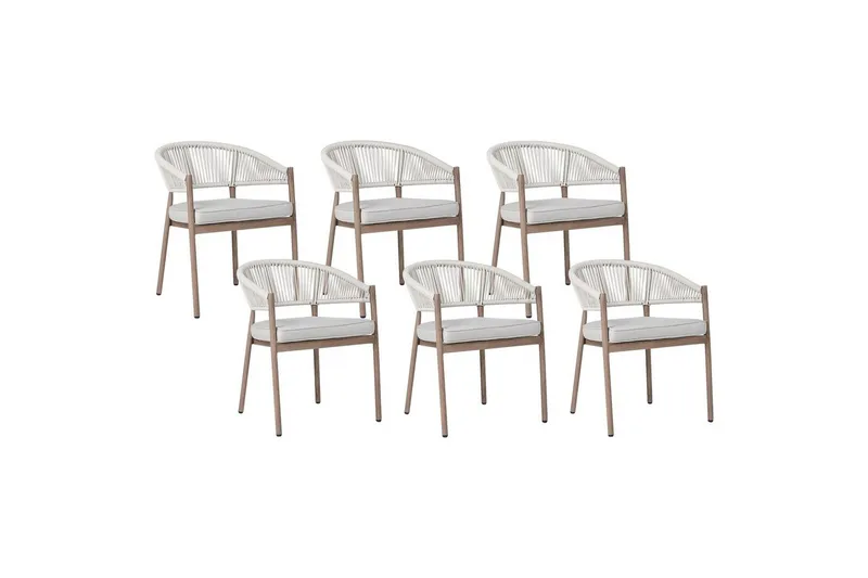 Trädgårdsstol set om 6 Flavia, undefined