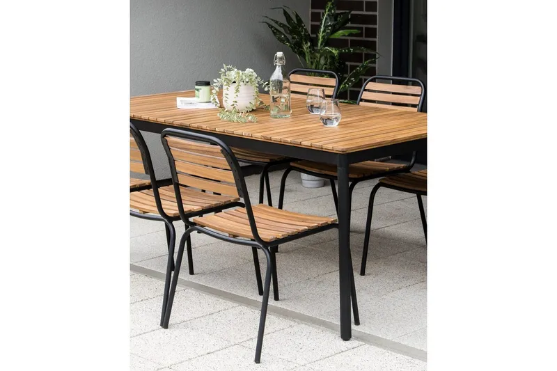 Trädgårdsstol set om 6 Vallese - Utemöbler - Balkong - Balkongmöbler - Balkongstol