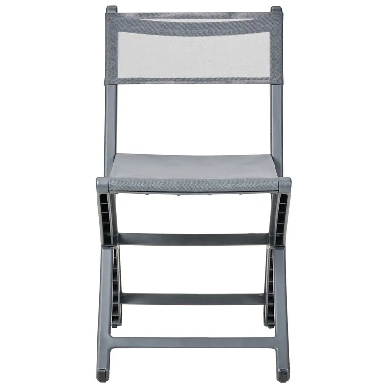 Trädgårdsstol Talca 4-pack - Grå - Utemöbler - Balkong - Balkongmöbler - Balkongstol