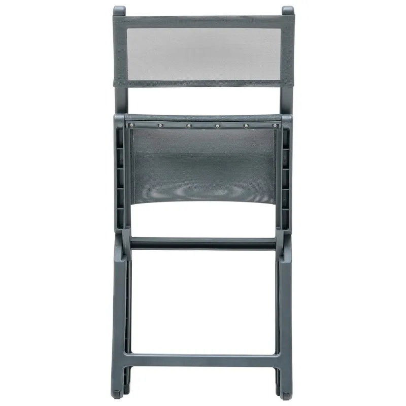 Trädgårdsstol Talca 4-pack - Grå - Utemöbler - Balkong - Balkongmöbler - Balkongstol