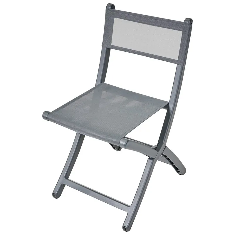 Trädgårdsstol Talca 4-pack - Grå - Utemöbler - Balkong - Balkongmöbler - Balkongstol