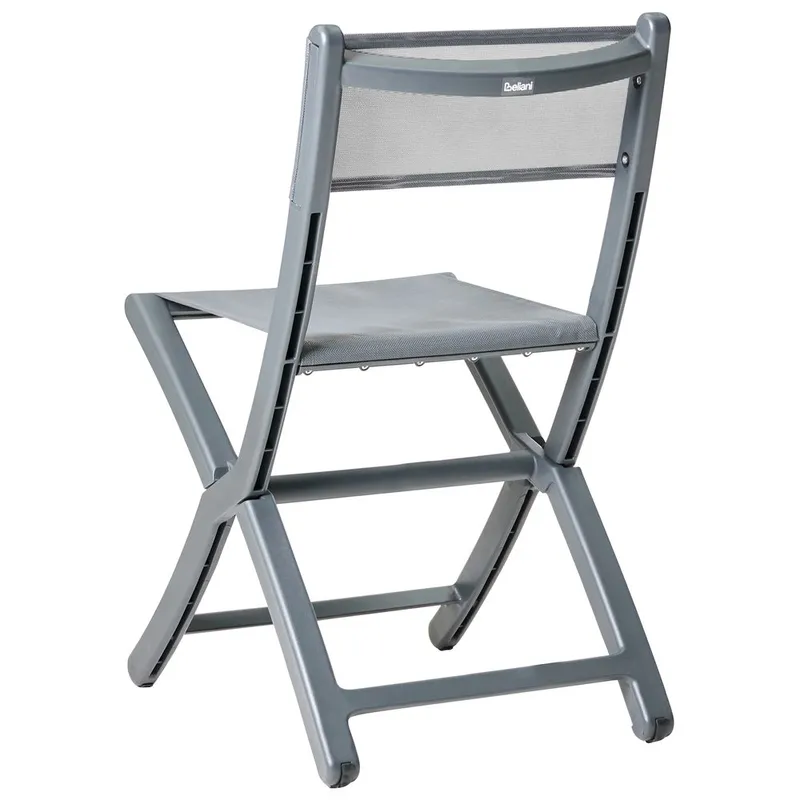 Trädgårdsstol Talca 4-pack - Grå - Utemöbler - Balkong - Balkongmöbler - Balkongstol