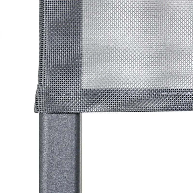 Trädgårdsstol Talca 4-pack - Grå - Utemöbler - Balkong - Balkongmöbler - Balkongstol